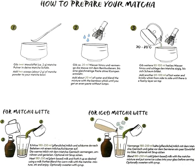 Matcha Whisk Set White, Ceramic Matcha Bowl Set with Bamboo Whisk, Holder, Scoop, Rest, Sifter and Towel – Complete 7 PCS Japanese Matcha Kit, Authentic Traditional Matcha Preparation Set