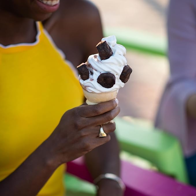 Rule Breaker Vegan & Gluten-Free Cookies | Chocolate Brownie Bites | Plant-Based, Dairy, Nut, Soy, Allergen Free, Kosher | Soft-Baked School Snacks for Kids & Adults, Better-For-You Bites (Pack of 12)