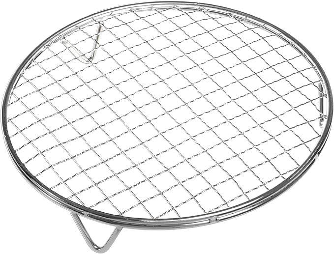 KEESHA 8.3 Inch Cooling Rack - 304 Stainless Steel Dish Rack for Cooking and Baking - Premium Steamer Rack, Canning Rack - Stackable Cake Cooling Rack