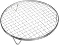 KEESHA 8.3 Inch Cooling Rack - 304 Stainless Steel Dish Rack for Cooking and Baking - Premium Steamer Rack, Canning Rack - Stackable Cake Cooling Rack