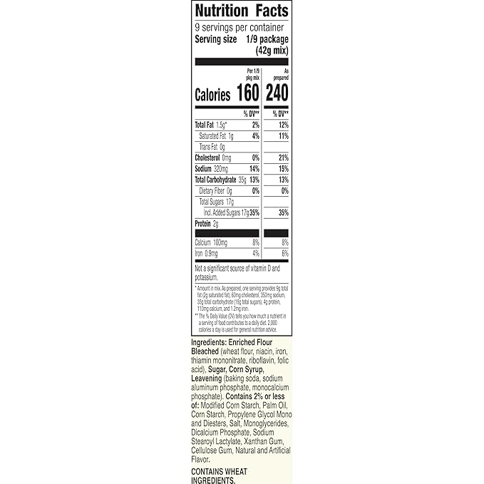 Betty Crocker Delights Super Moist French Vanilla Cake Mix, Holiday Baking, 13.25 oz