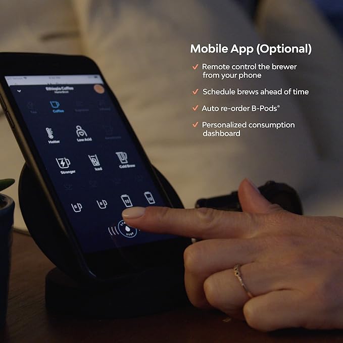 The Bundle | Single-Serve Coffee System | Includes 20 Coffee and Espresso B-Pods Coffee Brewer