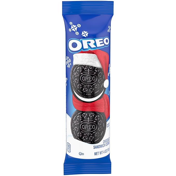 OREO Chocolate Sandwich Cookies, Holiday Cookies, 12 - 4 oz Stocking Stuffer Packs