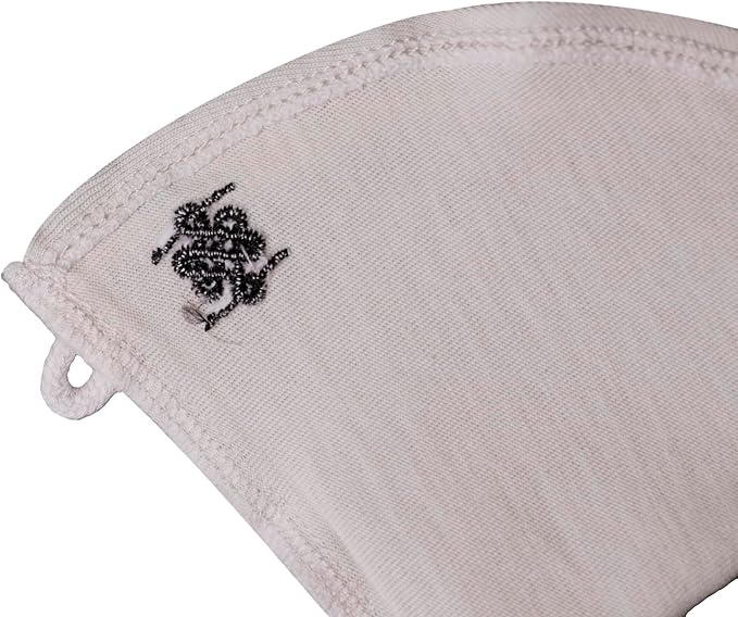 (3-PACK) ATHIA coffee filter for Hario V60 size01, 100% Cotton Reusable Cone Shape Cloth Filter, 3-pack for 1-2 Cup Small Pour-over Drippers, Eco-friendly Alternative to Paper Filters