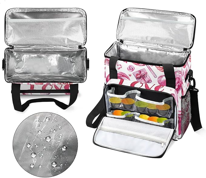 Coffee Maker Travel Bag Compatible with Keurig K-Mini, K-Mini Plus, Nespresso Vertuo or Other Accessories, Portable Coffee Maker Case with Shoulder Strap for Travel(Bag Only)