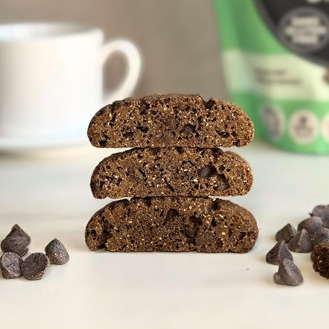 Tutti Gourmet Gluten Free Chocolate Mint Biscotti, 9.9 oz (283g) Resealable Cookie Bag - Vegan and Halal Snacks