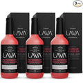 (3 Pack) LAVA Premium Spicy Watermelon Habanero Margarita Mix, Cold-Pressed Organic Watermelon, Agave, Habanero, No Artificial Sweeteners, Lots of Flavor, Ready to Use, 1-Liter (33.8oz) Glass