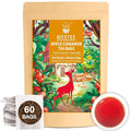 WT WEETEE Apple Cinnamon Herbal Tea Bags, 60 Count, Perfect Blend of Sweet Cinnamon, Tart Hibiscus, Natural Flavoring, Caffeine-Free