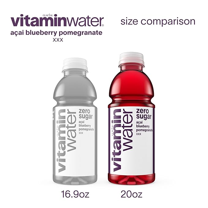 vitaminwater zero variety pack nutrient enhanced water w/ vitamins, 20 fl oz, 12 Pack