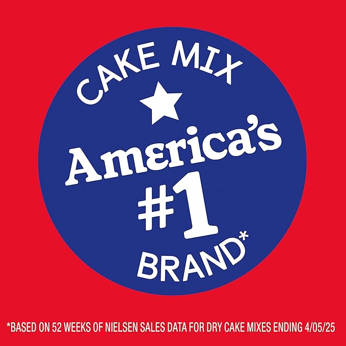Betty Crocker Delights Super Moist Butter Pecan Cake Mix, Holiday Baking, 13.25 oz (Pack of 12)