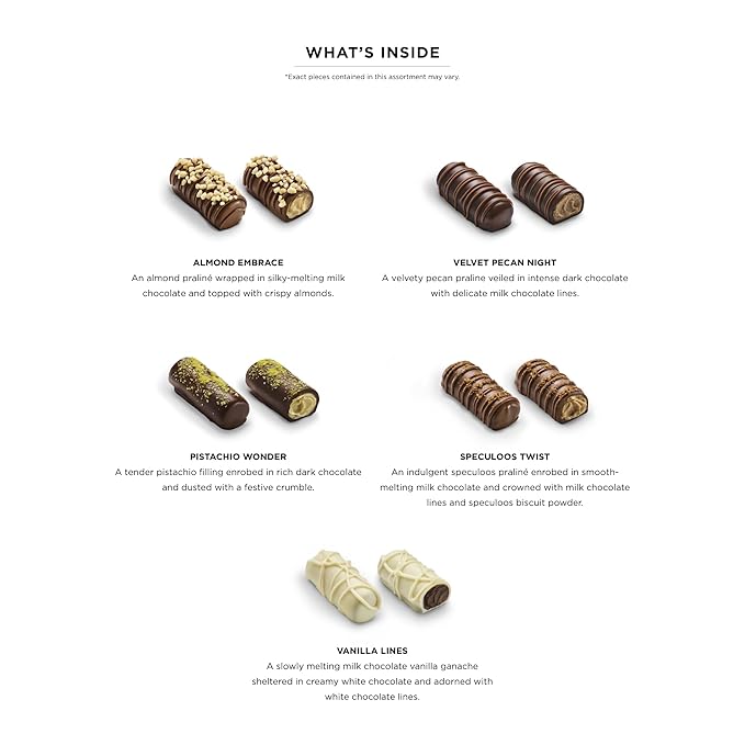 Godiva Holiday Limited Edition Chocolates Gift Box, Belgian Dark and Milk Chocolate Log Assortment, Gourmet Christmas Gift, 15 Pc