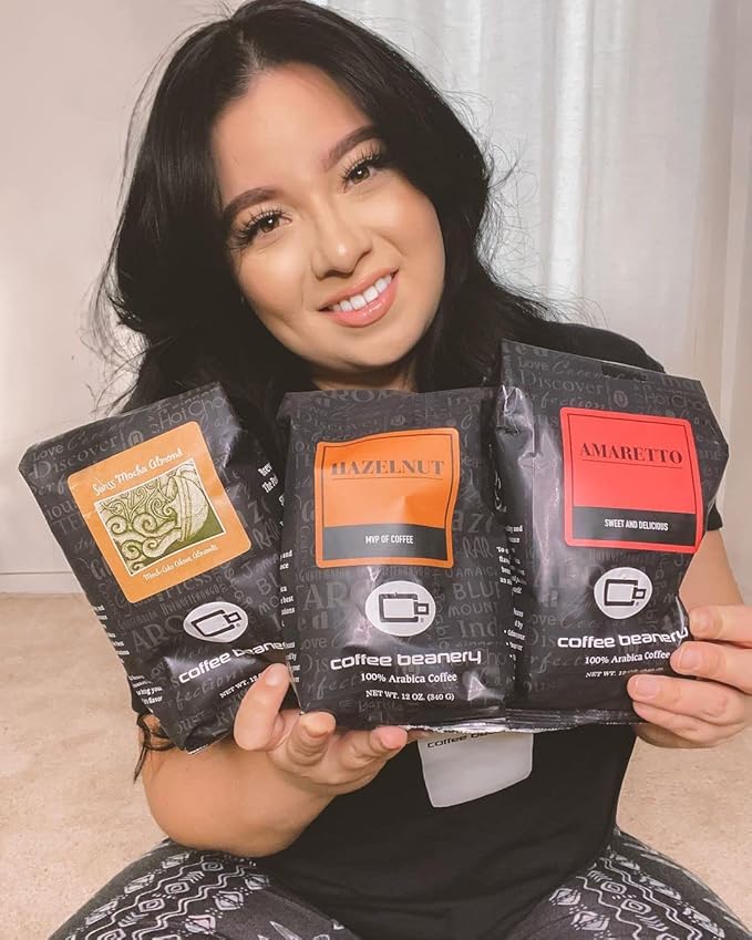 Hazelnut Flavored Coffee SWP Decaf, Specialty Arabica Coffee, Medium Roast, 12 ounce, Automatic Drip (Ground)