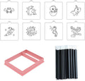 PYO Cookie cutter and stencil set starter kit Baking stencils and cutters bundle DIY bakery decorating kit Paint Your Own Cookie cutter with stencils Icing stencil and cookie cutter combo(PYO Set)
