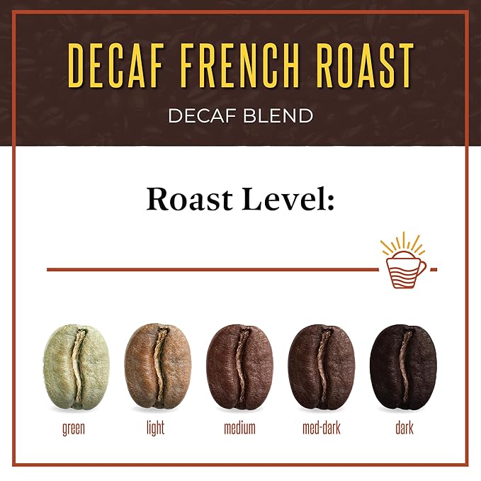 San Diego Coffee DECAF French Roast, Dark Roast, Whole Bean Coffee, 5-Pound Bag Café en grano tostado descafeinado