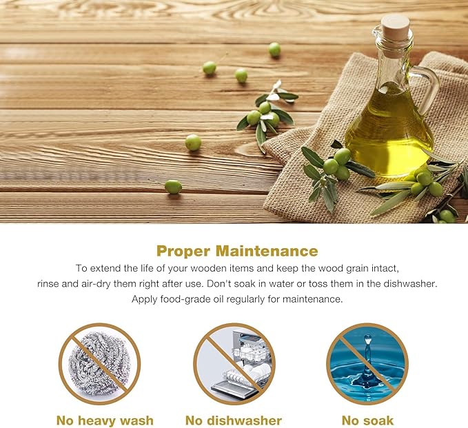 Olive Wood Honey Dipper/Honey Spoon/Honey Server/Honey Stick – 7.1 Inch Handmade Thin Wooden Drizzler