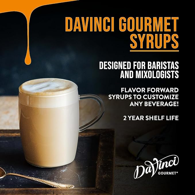 DaVinci Gourmet Classic English Toffee Syrup, 25.4 Fluid Ounces (Pack of 4)