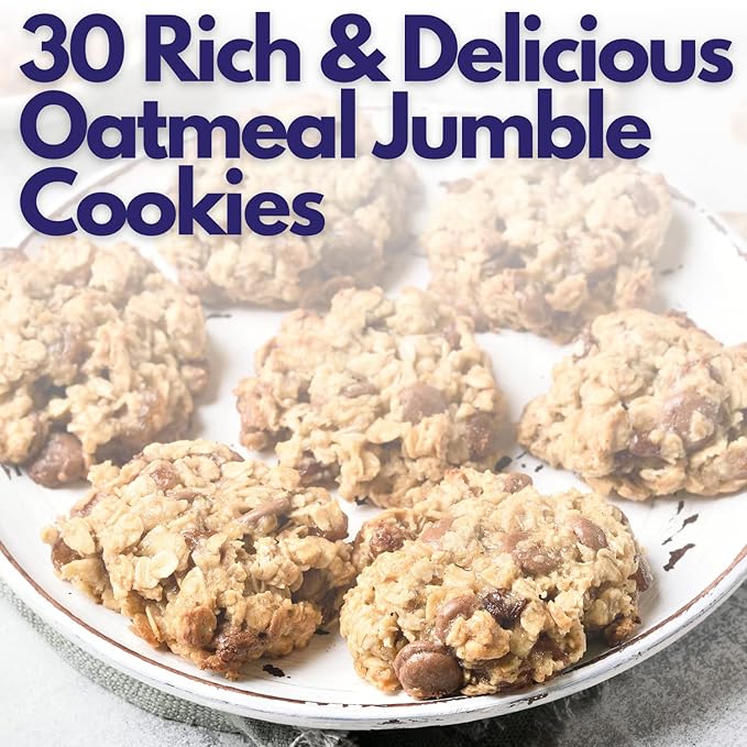 Shirley J Oatmeal Cookie Mix Gourmet Quality Cookies | 30 Large Cookies Only Add Water and Butter For Delicious Rich Cookies (Oatmeal Jumble)