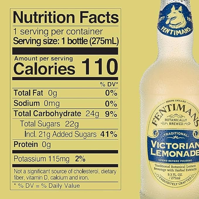 Fentimans Sparkling Variety Pack (Rose Lemonade, Sparkling Lemonade, Ginger Beer) - Tonic Water, Craft Soda, Perfect Mixers, Natural Ingredients, Botanically Brewed - 4 of Each, 9.3 Fl Oz (Case of 12)
