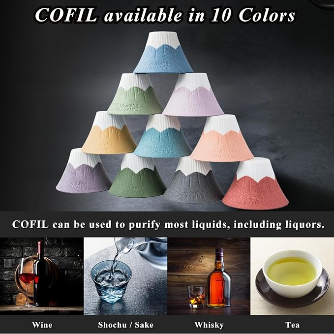 Ceramic Reusable Coffee Filter Dripper Paperless Sustinable Mt. Fuji Made in Japan (Red)