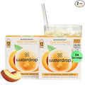 Waterdrop Hydration Cubes with Vitamin C, B Vitamins, and Electrolytes, Iced Tea Peach Flavor, Flavored Water Enhancer Cubes for Still & Sparkling Water, Low Calorie, Sugar Free, Gluten Free, 24 Count