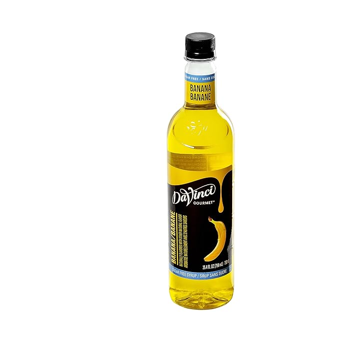 DaVinci Gourmet Sugar-Free Banana Syrup, 25.4 Fluid Ounces (Pack of 1)