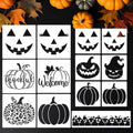 Halloween Stencils Pumpkin Face Stencils Pumpkin Stencil for Painting on Wood Door Mats Fabrics Crafts Decor
