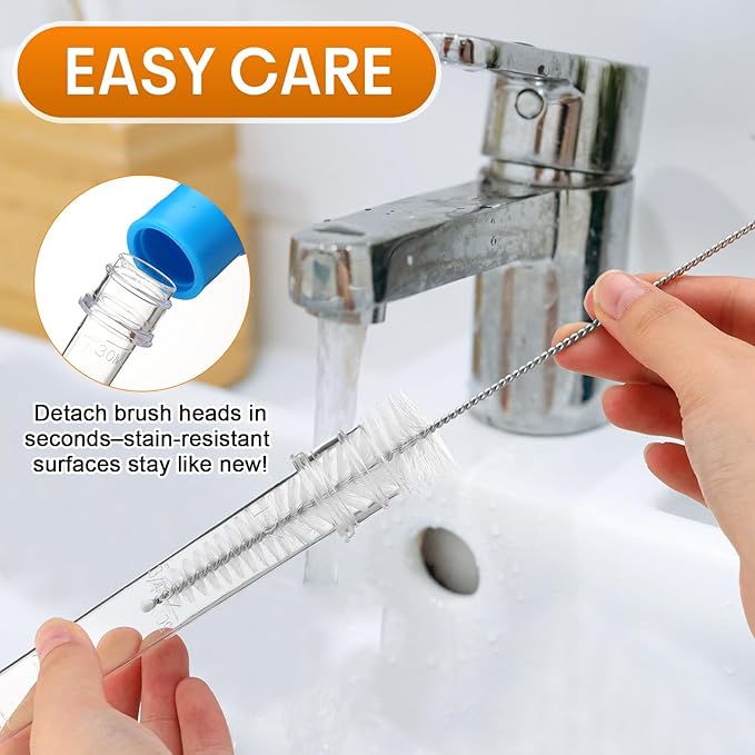 Boao 14 Pcs Heat-resistant Turkey Baster Cooking Set Includes 8 Pcs 11 Inch Turkey Baster, 2 Silicone Basting Brush, 4 Cleaning Brush for Thanksgiving Cooking, BBQ Grill, Baking Meat(Vibrant Color)
