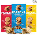 Gluten Free Partake Soft Baked Cookies Variety Pack (Chocolate Chip, Snickerdoodle, Lemon) - Vegan - Free From the Top 9 Allergens Including Dairy, Wheat, Soy, Eggs, & Peanuts - Non GMO - Safe School & Office Snack (3 Pack, 5.5oz Boxes)