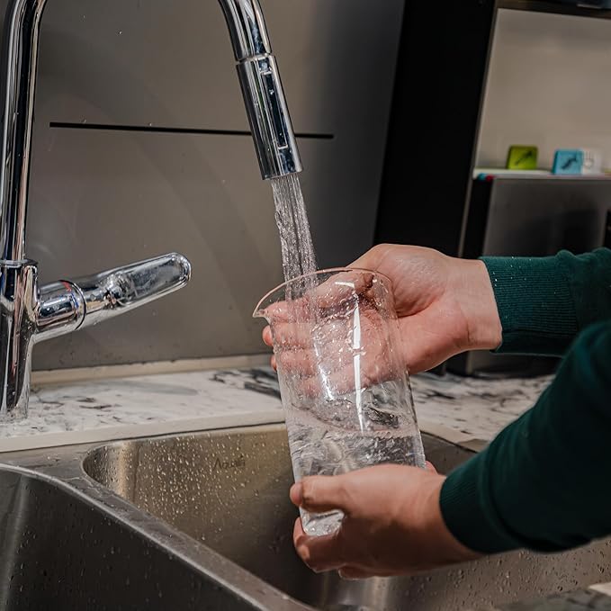 French Press Coffee Maker - 34 oz large Coffee Press with Bamboo Wood Handle, mint green, Heat Resistant Thick Borosilicate Glass carafe, 2 Layer Filter, Stainless Steel Long-lasting easy to use