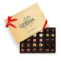 Godiva Red Bow Gold Assorted Chocolate Gift Box, Belgian Dark and Milk Chocolates with Pralinés, Ganaches & Caramels, Gourmet Holiday Gift, Non-GMO & Kosher, 30 Pc