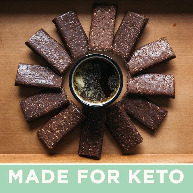 Keto Bars The Original Keto Snack Bar, Gourmet Simple Ingredients Low Carb, No Sugar, Rich in Ketogenic Fats, The Perfect KetoBars Snacks for Keto Diet Food Products (10 Pack, 1.65 ounce)