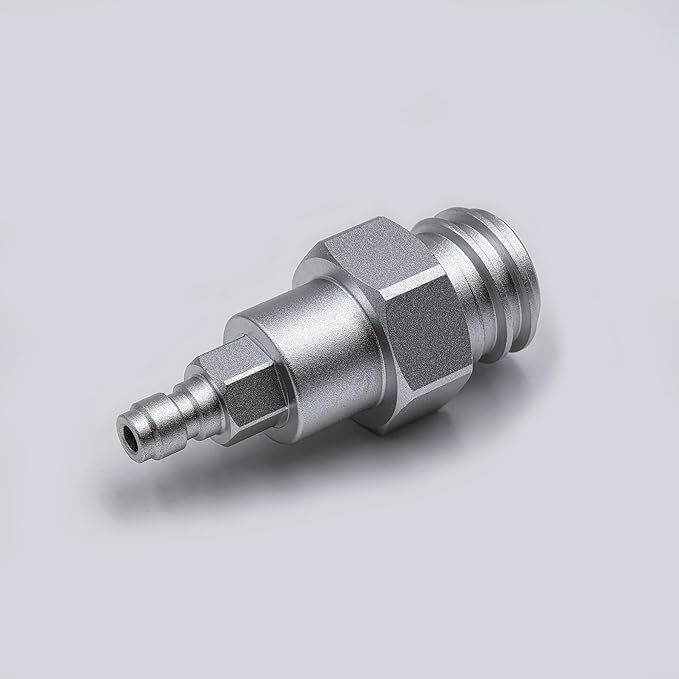 Carbon Dioxide Filling Adapter 8mm Male Quick Disconnect TR21-4 for Soda Water Machine Sparkling Water Maker External CO2 Tank