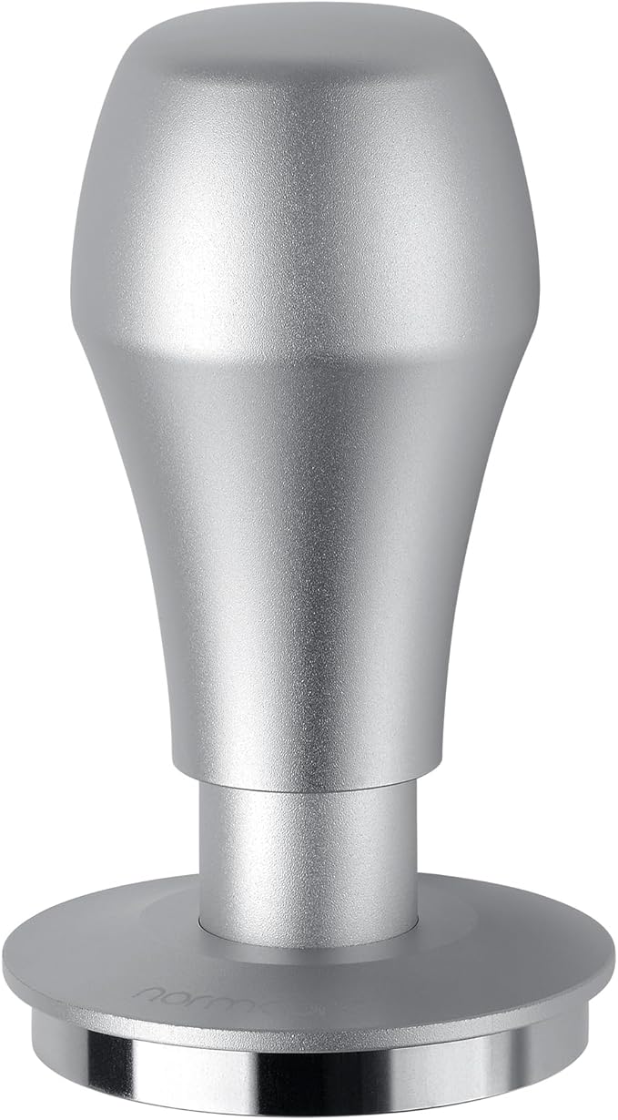 Normcore 51.5mm Coffee Tamper V4.1 with Click Sound Feedback, Spring Loaded Tamper With Stainless Steel Flat Base, Compatible with La Pavoni Europiccola and Professional Millenium, Black