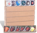 50Pack 12x2¼x2 Inch Chocolate Covered Strawberry Boxes for 6 Macaron boxes Chocolate Truffle Boxes Cookie boxes Bakery Boxes with Window Soap Boxes
