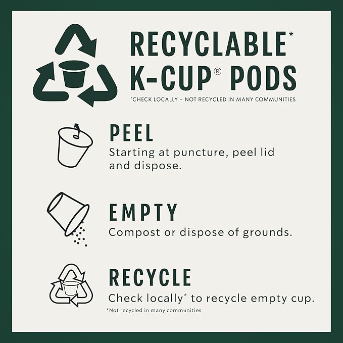 Starbucks Coffee K-Cup Pods, Naturally Flavored Hot Cocoa For Keurig Coffee Makers, 6 Boxes (60 Pods Total)