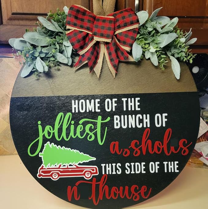 Large Christmas Stencils 12” Christmas Stencil for Painting on Wood Holiday Stencils for Crafts Reusable Merry Christmas Drawing Templates for Door Hanger Porch Wreath Doormat Decor