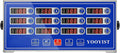 Kitchen Timers for Cooking – 12 Channel Commercial Kitchen Timer Restaurant Kitchen Supplies – Stainless Steel LED Technology Kitchen Timer Digital – Reminder Function, Loud Alarm, Blue