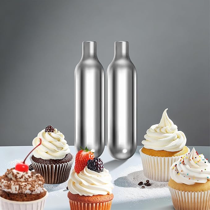Whipped Cream Chargers, 8g Whip Cream Charger Cylinder Food Grade Original Flavor With Long Shelf Life, Perfect for Desserts, Cake, Beverages and Gourmet Dishess, Whipped Cream Chargers 8g
