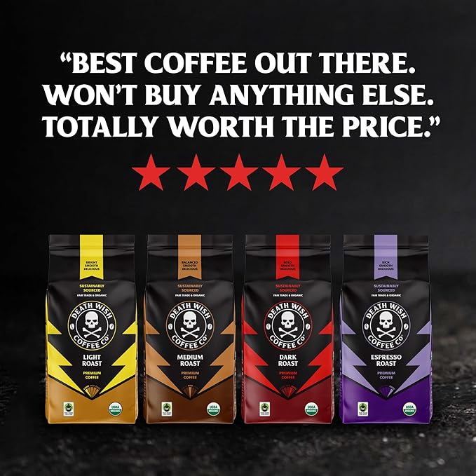 Death Wish Coffee Co. Single Serve Coffee Pods - Medium Roast (72 Count)