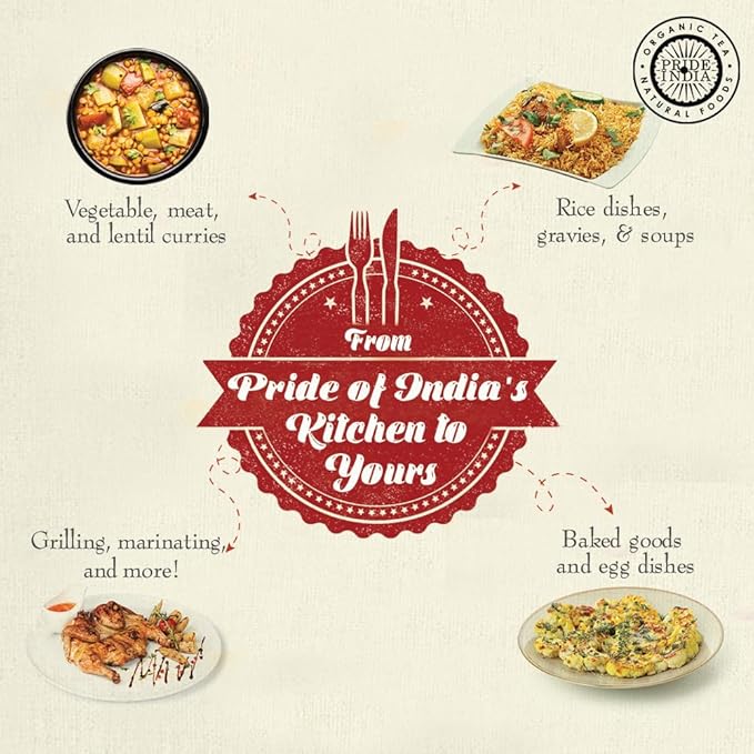 Pride of India - PACK of 6 - Garam Masala Ground 6 oz (170.097 gm) Medium Dual Sifter Bottle | Warming Spice Blend for Variety of Dishes | Flavorful Mix for Curries and Pilafs Non-Veg & Veg Dishes