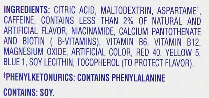 Crystal Light Energy Strawberry On-The-Go Powdered Drink Mix 30 Count