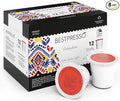 Bestpresso Coffee, Colombian Medium Roast Single Serve K-Cup Pods, 96 Count (Compatible With 2.0 Keurig Brewers) 8 Packs Of 12 Cups