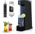 Carbon8 Home Soda Streaming Machine, Carbonator with Screw-In CO2 Cylinder, Countertop Water Mineralizer, Filtration & Purification System, Sparkling Seltzer Water Maker, BPA-Free