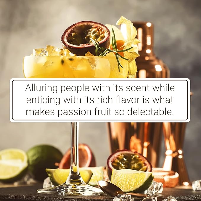 Monin - Passion Fruit Syrup, Sweet Tropical Flavors, Great for Teas, Sodas, & Cocktails, Natural Flavors, No Artificial Sweeteners or Ingredients, Gluten-Free, Vegan, Non-GMO, Clean Label (1 Liter)