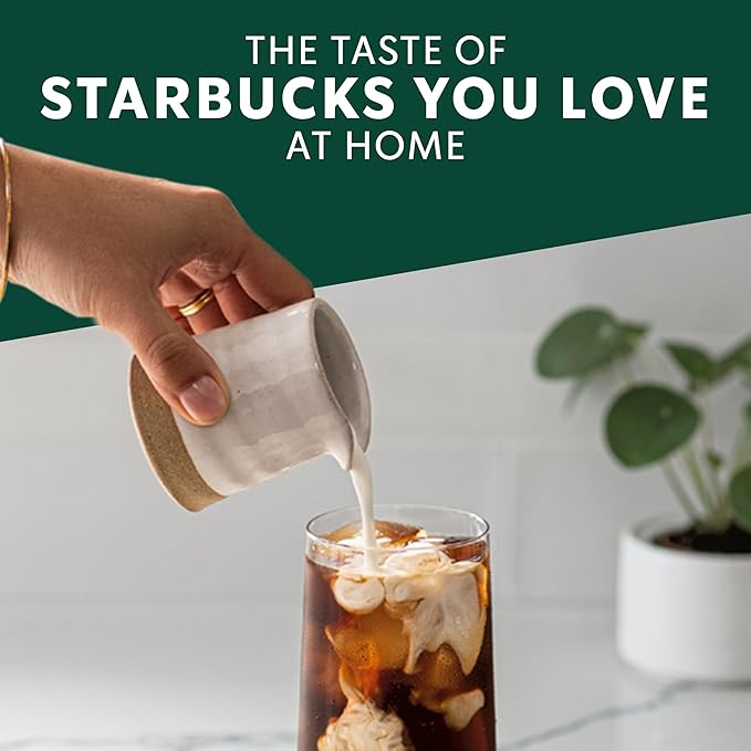 Starbucks Cold Brew Coffee Concentrate, Sweetened Signature Black, 100% Arabica, Multi-Serve Bottle (32 Fl Oz)