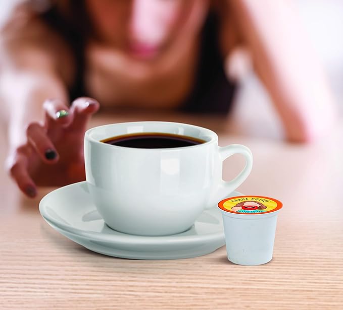 Crave Beverages Flavored Coffee Pods, Compatible with Keurig K-Cup Brewers, Butter Toffee, 100 Count