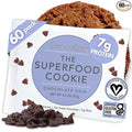 Love + Chew Superfood Soft Baked Cookies, Chocolate Chia Flavor, Plant Based Cookie Made With Chia Seeds & Dark Chocolate for Kids and Adults, Vegan Snacks, Gluten Free, Paleo, Non GMO, 60 Pack