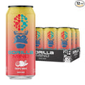 Gorilla Mind Energy Drink | Unmatched Energy · Amplified Focus | N-Acetyl-L-Tyrosine, Alpha-GPC, 200mg Caffeine, Uridine, Saffron | 0 Sugar Or Artificial Colors | 16oz, 12-Pack (Tropic Wave)