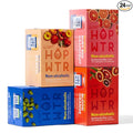 HOP WTR Sparkling Hop Water, Best Sellers 24 Pack, Sugar Free, Low Carb Non Alcoholic Drinks, NA Beer, Adaptogen Drink, No Calories, Adaptogens & Nootropics for Added Benefits, 12 oz Cans