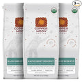 Copper Moon Ground Coffee, Organic Rainforest Reserve, Dark Roast, 3 Bags (12 oz. Each)